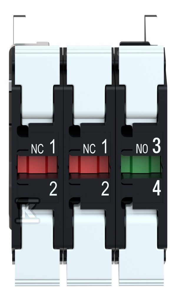 Corpo de montagem padrão 1NO+2NC com - ZB4BZ141